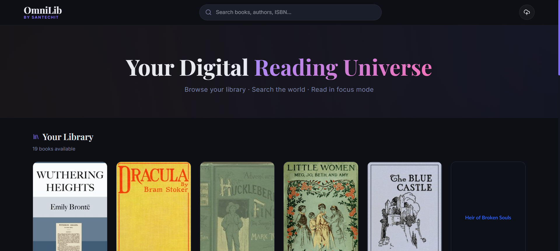 OmniLib - Digital E-Book Universe